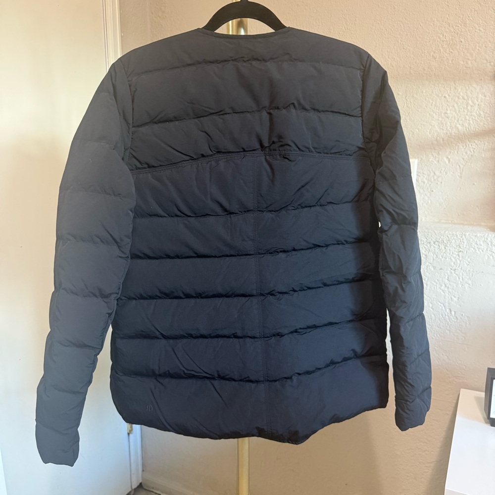 Lululemon Black Goose Down Jacket Size 6 - Picture 6 of 12